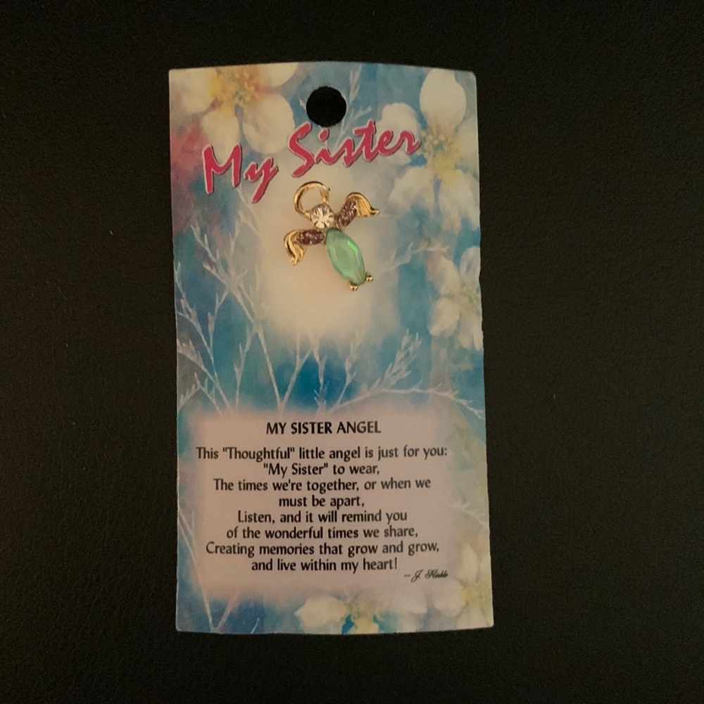 ⭐️My sister angel pin
